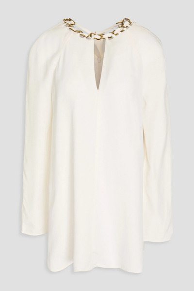 Zimmermann - Chain-embellished Crepe Blouse - White - 00 
