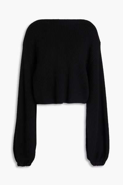  Zimmermann - Ribbed Wool Sweater - Black - M 