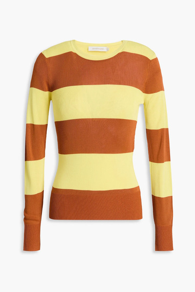  Zimmermann - Striped Knitted Sweater - Yellow - 00 