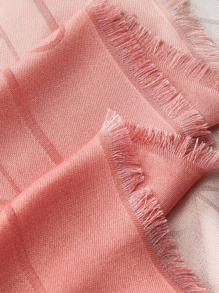  Calvin Klein Szalik Damski Kobiety Modal Pomarańczowy, One Size 