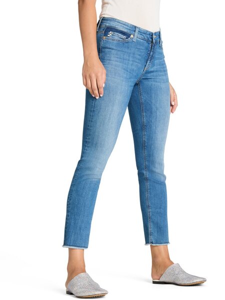  Cambio Dżinsy - Piper Cropped Kobiety Jeansy Niebieski, 34 
