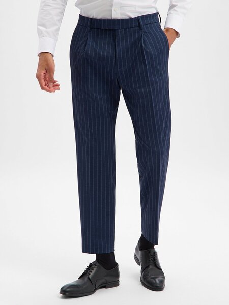  Cinque Spodnie - Cisilvio Mężczyźni Comfort Fit Niebieski, 52 