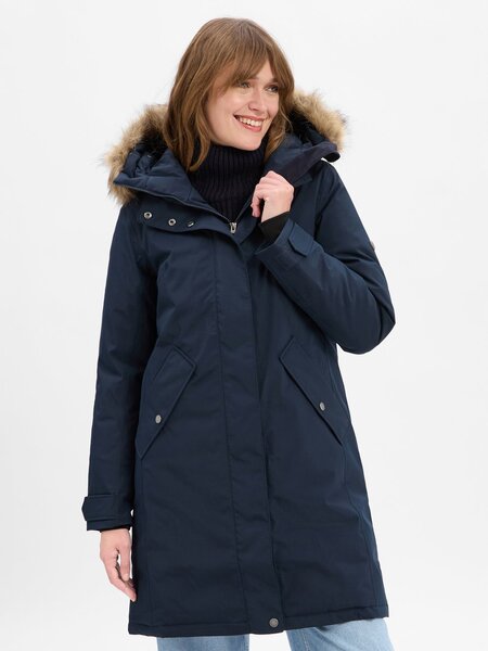  Didriksons Parka Damska - Erna Kobiety Niebieski, 34 