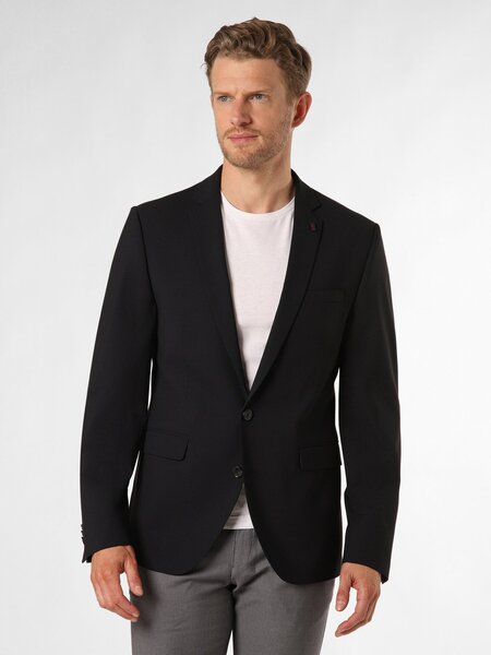  Finshley & Harding London Męska Kurtka Modułowa - Brixdon-athletic Mężczyźni Comfort Fit Sztuczne Włókno Niebieski, 40 