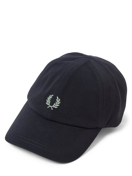 Fred Perry Czapka Męska Mężczyźni Bawełna Niebieski, One Size 