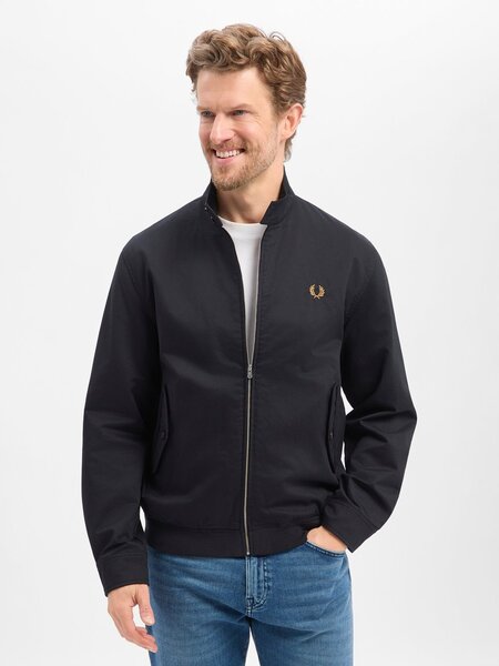  Fred Perry Kurtka Męska Mężczyźni Bawełna Czarny, M 