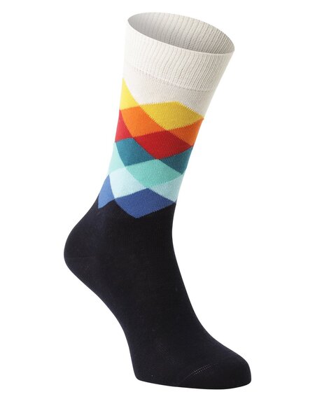  Happy Socks Skarpety Z Drobnej Dzianiny Kobiety,mężczyźni Drobna Dzianina Niebieski|wielokolorowy, 36-40 