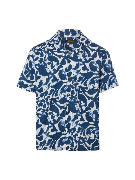  Jack & Jones Męska Koszulka Z Krótkim Rękawem - Jprblubilbao Mężczyźni Comfort Fit Bawełna (100%) Niebieski, S 