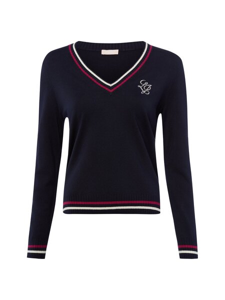  Liu Jo Collection Sweter Damski Z Dzianiny Kobiety Niebieski, S 