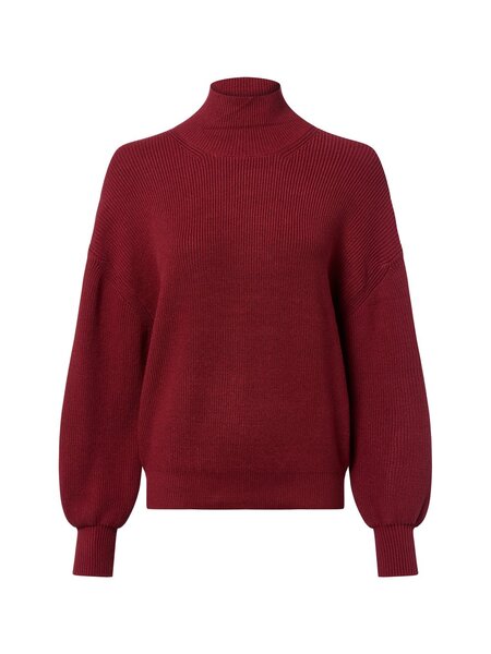  Msch Copenhagen Damski Sweter Z Dzianiny - Mschmagnea Rachelle Kobiety Sztuczne Włókno Czerwony, Xs/s 