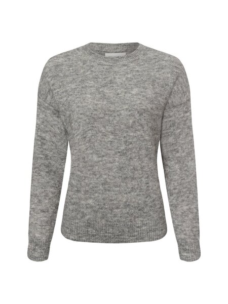  Msch Copenhagen Sweter Damski Kobiety Szary, Xs/s 