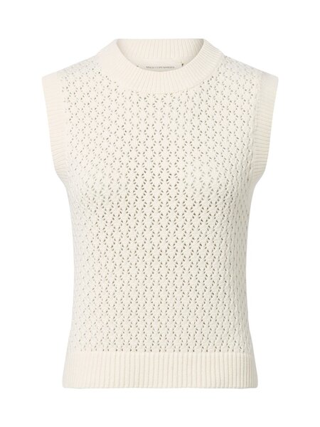  Msch Copenhagen Sweter Damski - Mschdaina Kobiety Beżowy, S/m 