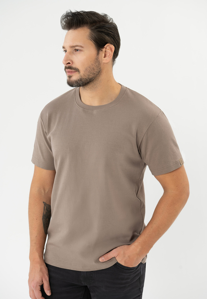  Volcano Gładki T-shirt, Comfort Fit, T-bas 