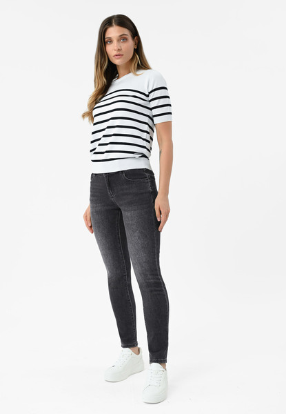  Volcano Grafitowe Jeansy, Slim Fit, D-montana 15 
