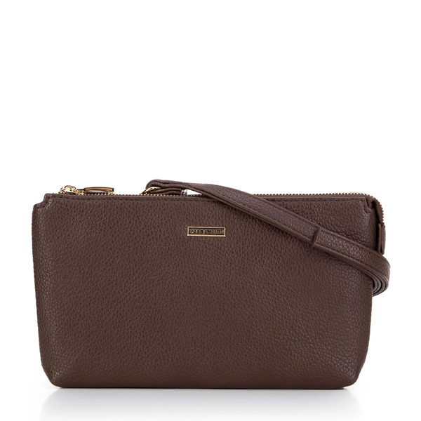  Wittchen Crossbody Z Ekoskóry Dwukomorowa Brązowa 