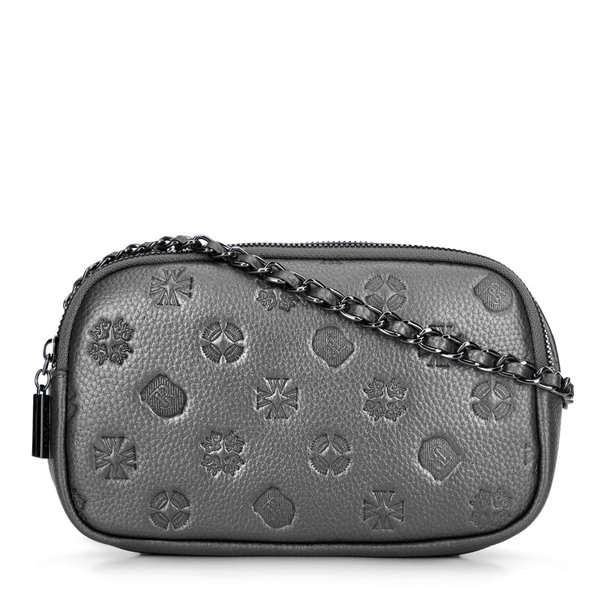 Wittchen Damska Crossbody Ze Skóry Na łańcuszku Srebrna 
