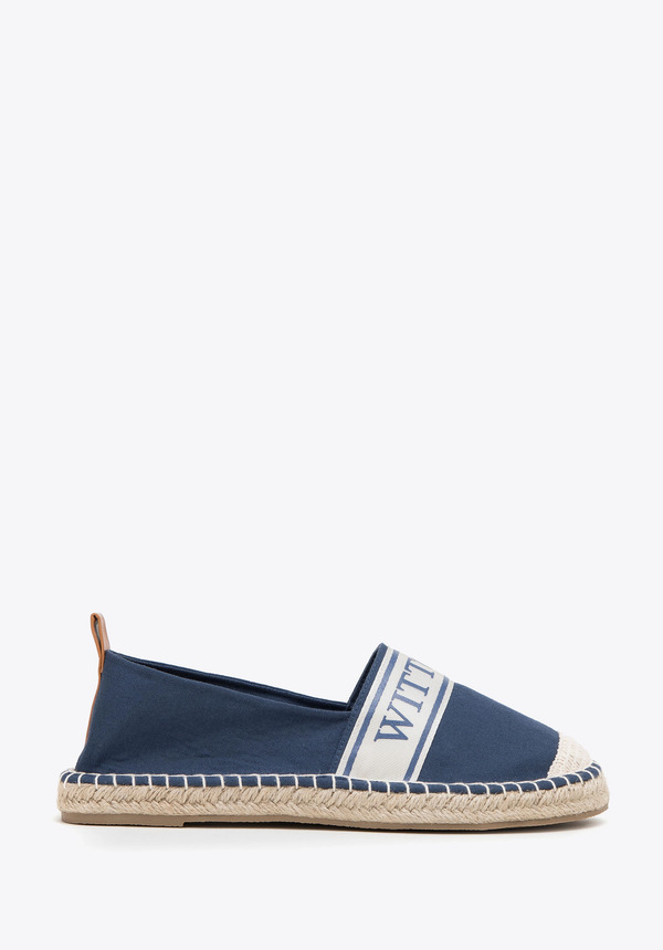  Wittchen Damskie Espadryle Z Lamówką Z Napisem Wittchen 