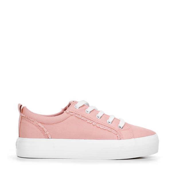  Wittchen Damskie Sneakersy Z Tkaniny Różowe 