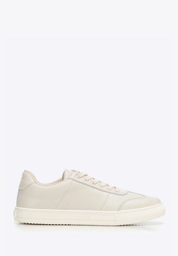  Wittchen Męskie Sneakersy Ze Skóry Licowej Beżowe 