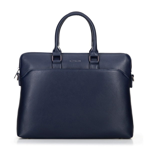  Wittchen Torba Na Laptopa 16” Z Imitacji Skóry Granatowa 