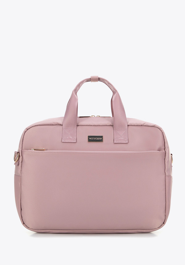  Wittchen Torba Na Laptopa 15’’ Z Nylonu Różowa 